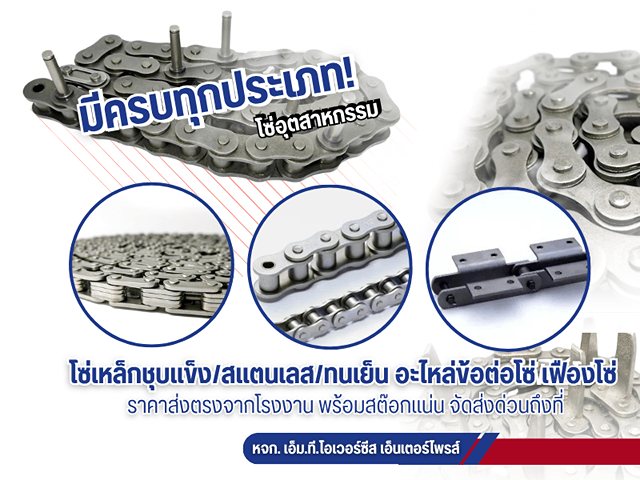 โซ่เหล็กชุบแข็ง/สแตนเลส/ทนเย็น อะไหล่ข้อต่อ เฟืองโซ่